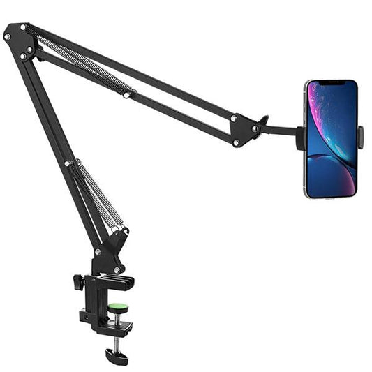 Phone Holder with Adjustable Clamp Clip